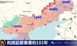 直观感受乌克兰被占领土面积！占领整个乌克兰，俄军要耗费上百年