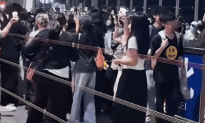 演员刘某某在高铁站台被多名旅客围堵拍照 官方通报