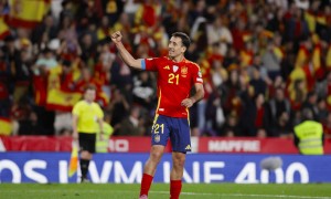 世预赛-梅里诺2球奥亚萨瓦尔点射破门 西班牙4-0保加利亚