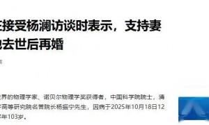 原创 
            杨振宁离世8天，翁帆因一个表情甩掉大黑锅，杜致礼妹妹说得太对