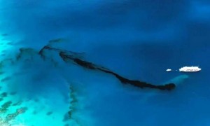 被击沉81年后，二战时期日本沉船发生燃油泄漏，油污波及5公里海岸