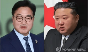 与韩国议长碰面，金正恩只回了一个字